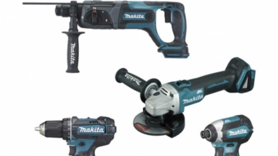 Ensemble de 4 machines DLX4080TX1 Makita