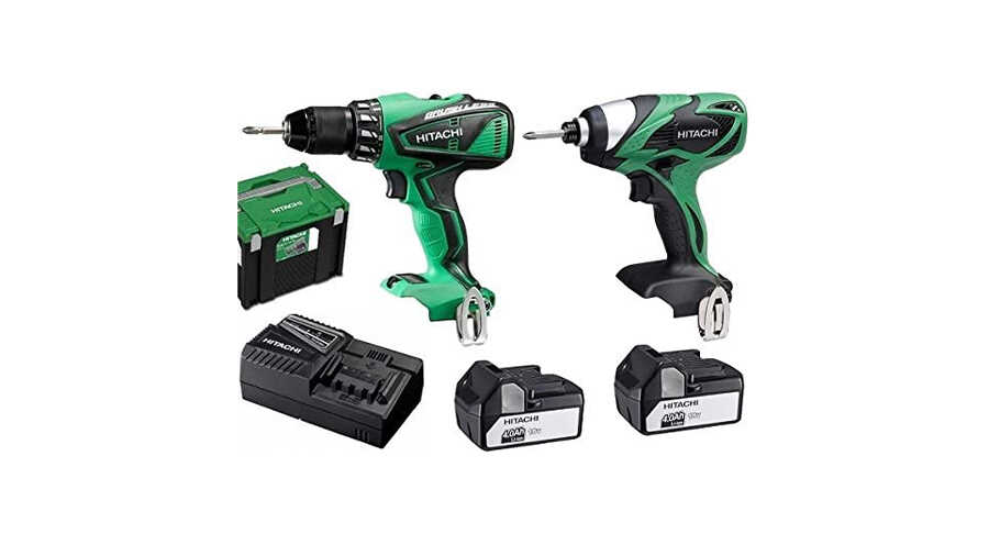 pack de 2 outils 18 V 4 Ah KC 18DBEL Hitachi-Hikoki 