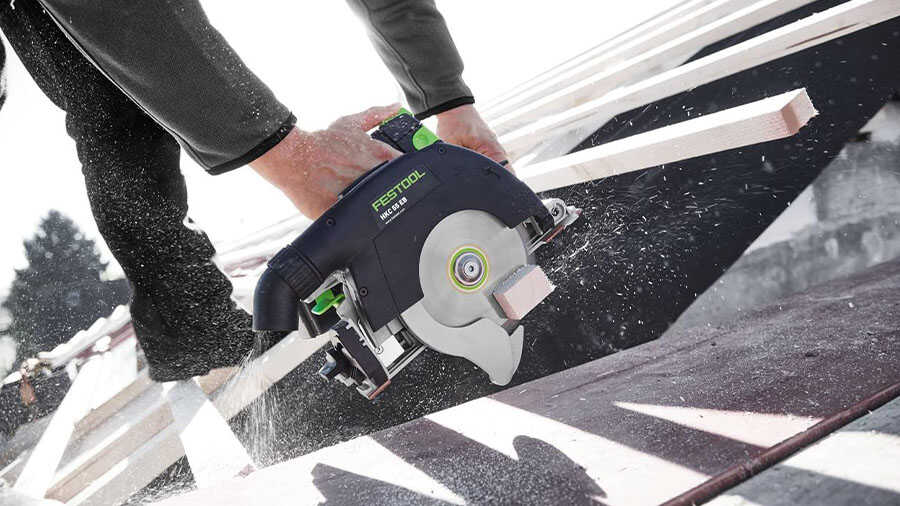 La scie circulaire filaire HKC55 Festool 