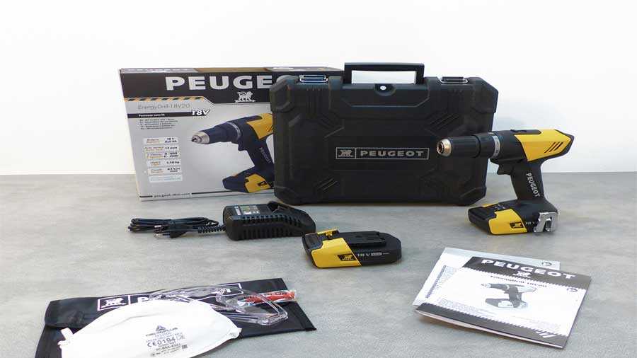 Perceuse visseuse Peugeot outillage ENERGYDRILL-18V20