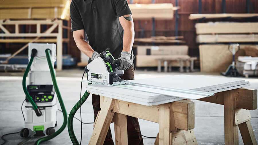 La scie plongeante filaire TS 75 Festool 