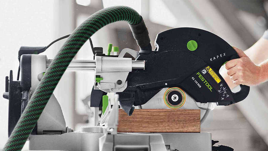 La scie à onglets radiale KAPEX KS 120 REB Festool