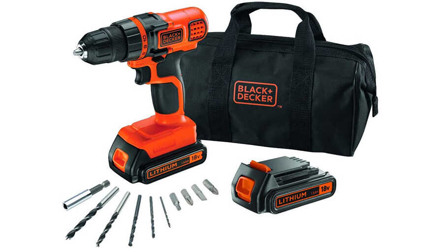 Perceuse-visseuse sans fil EGBL18BA10S Black+Decker