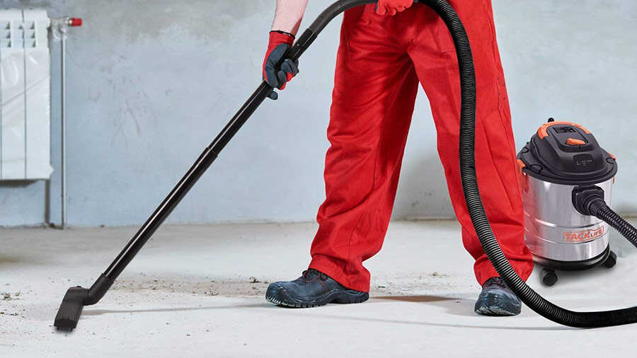 Aspirateur eau et poussière, l'aspirateur de chantier pour la maison.