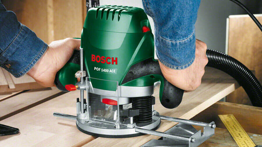 Défonceuse BOSCH POF 1400 + 6 fraises Pas Cher 