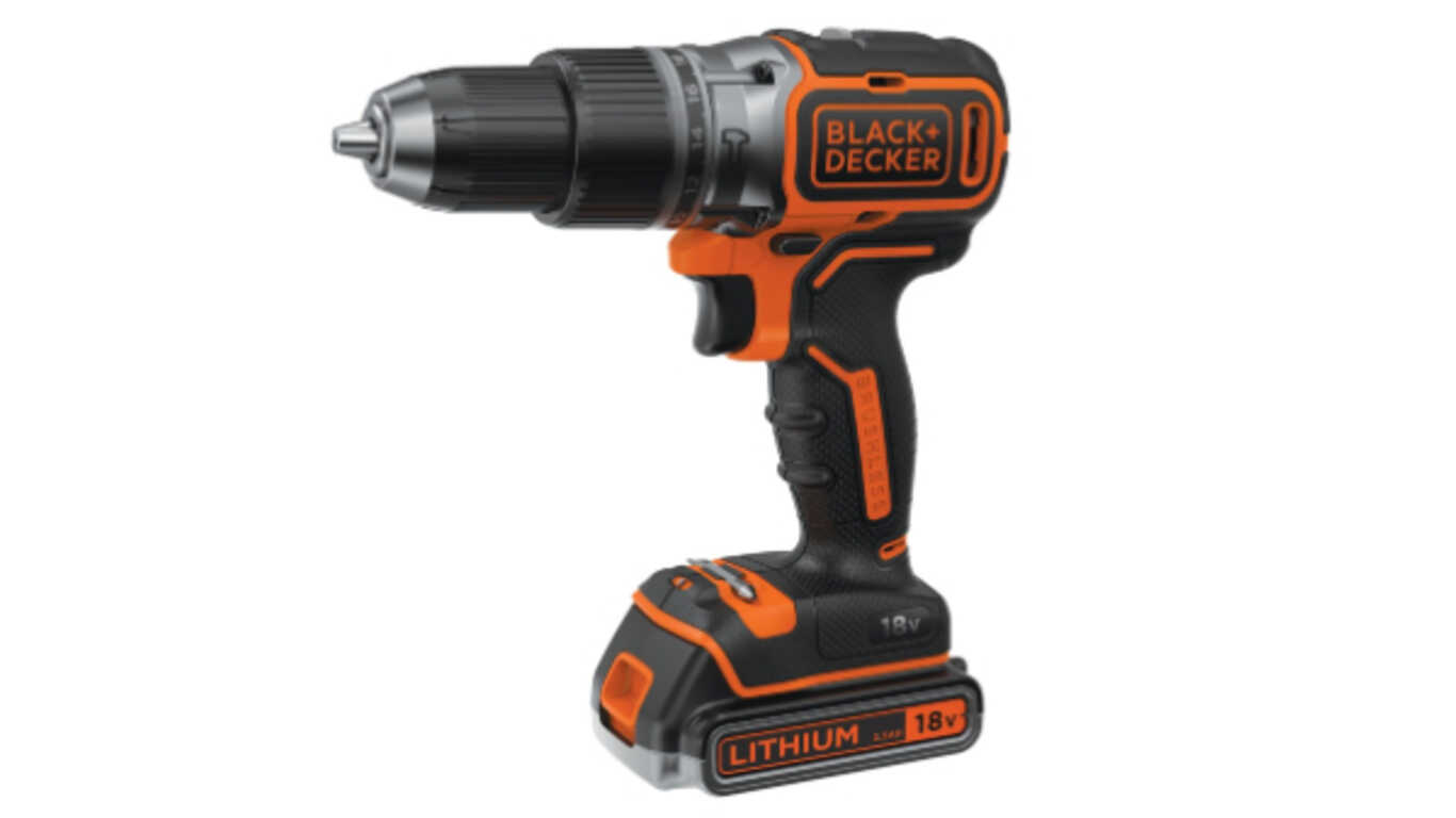 La perceuse à percussion sans fil BL188E2K Black+Decker