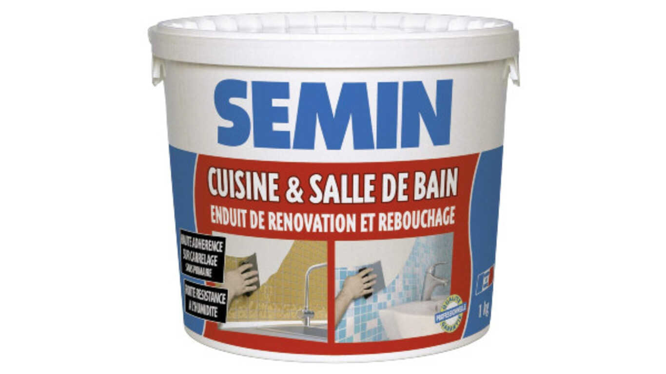 Enduit de rebouchage et rénovation Semin A04755