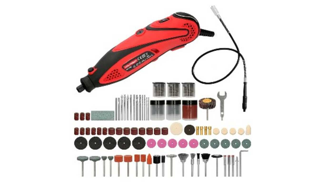 Outil multifonctions 135 W avec 210 accessoires Wolfpack