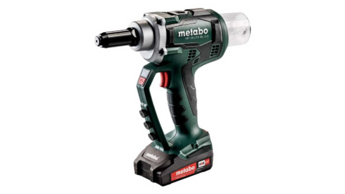 Pistolet à riveter sans fil NP 18 LTX BL 5.0 Metabo