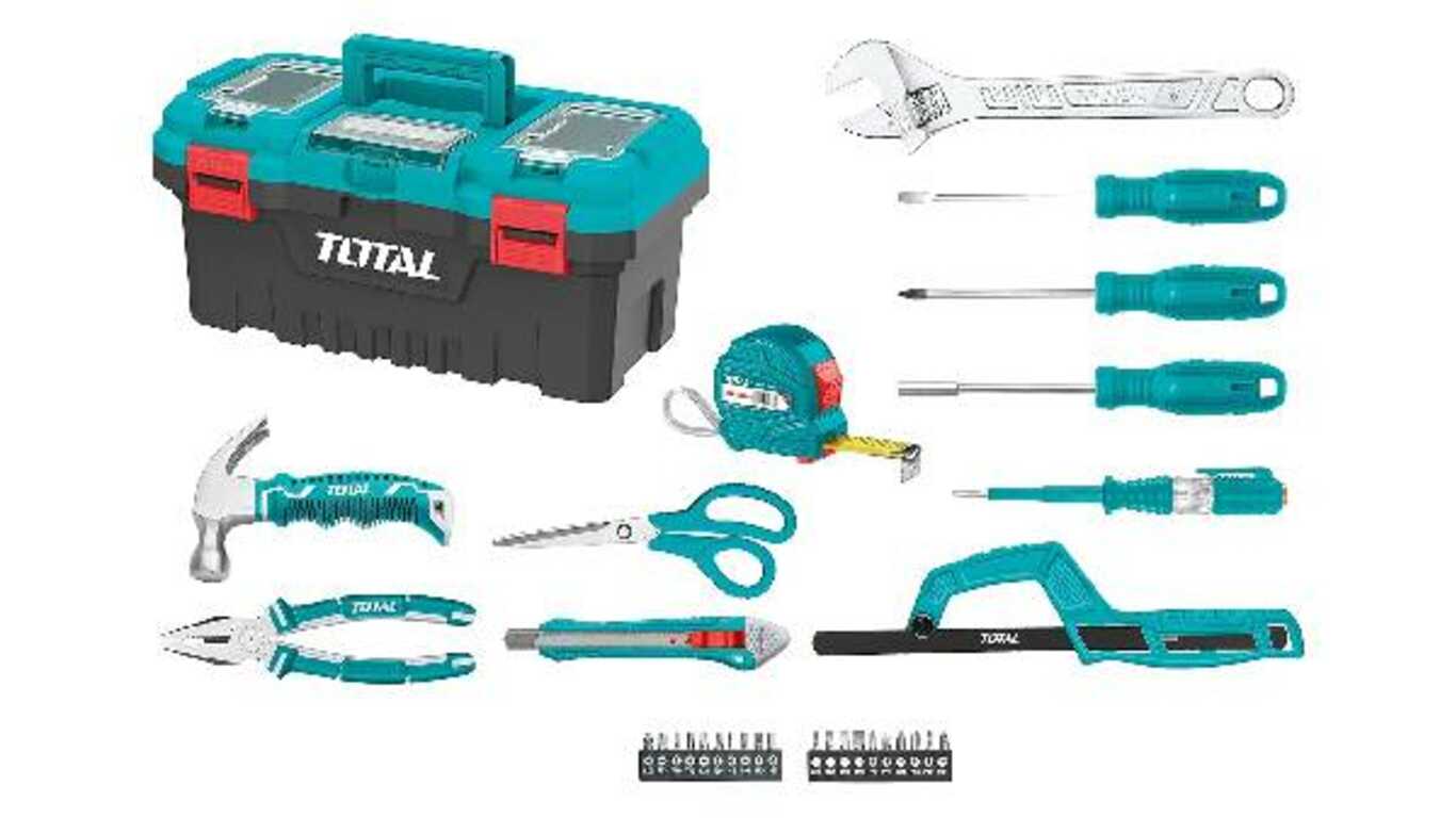 Boîte de 32 outils 17'' Total Tools