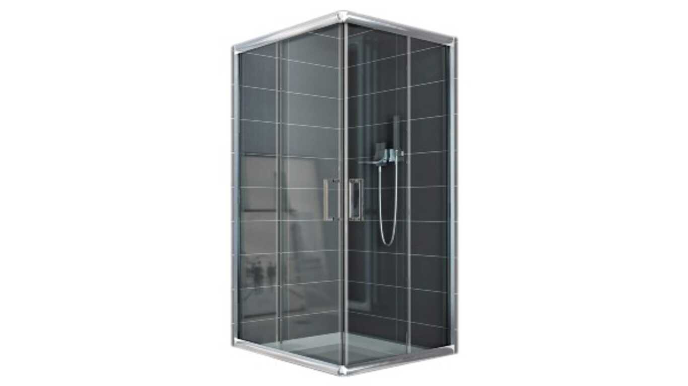 Cabine de douche rectangulaire 80x100 CM de la marque ‎Idralite