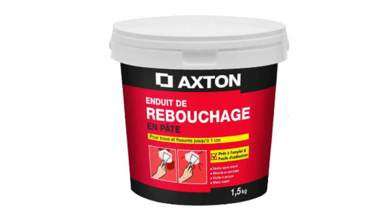 Enduit de rebouchage AXTON 1.5 kg