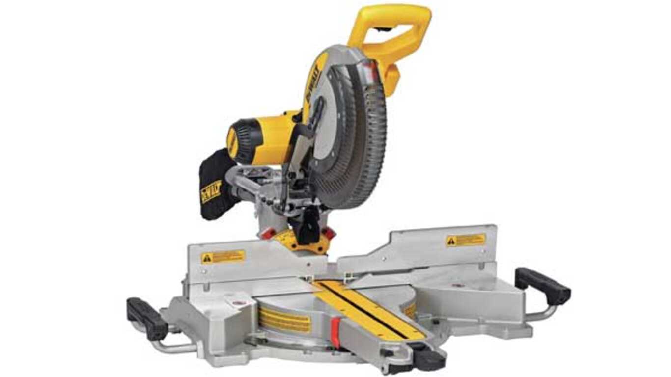 Scie à onglets radiale  DEWALT XPS 1675W DWS780 