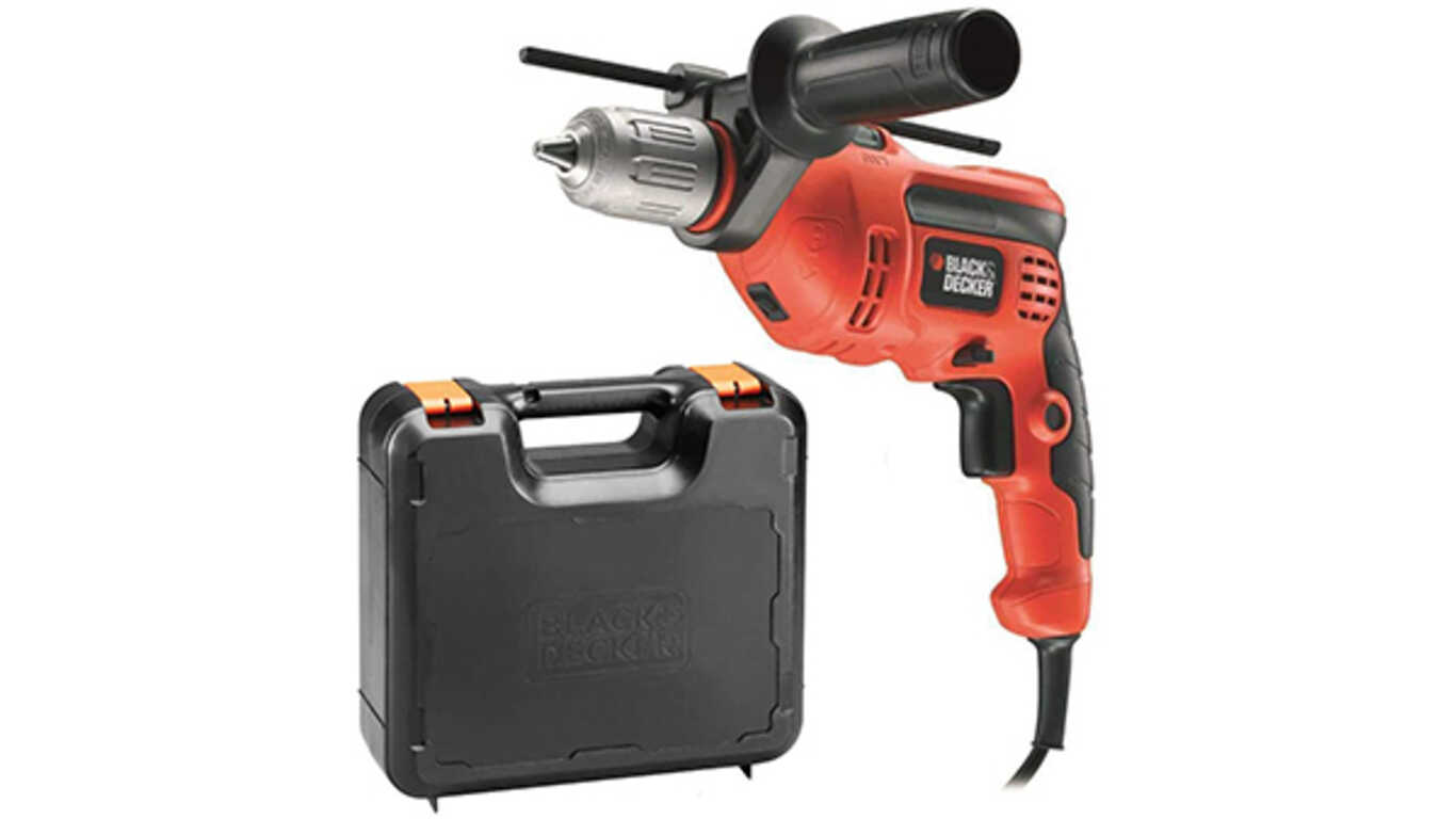 La perceuse électrique à percussion KR714CRES Black+Decker