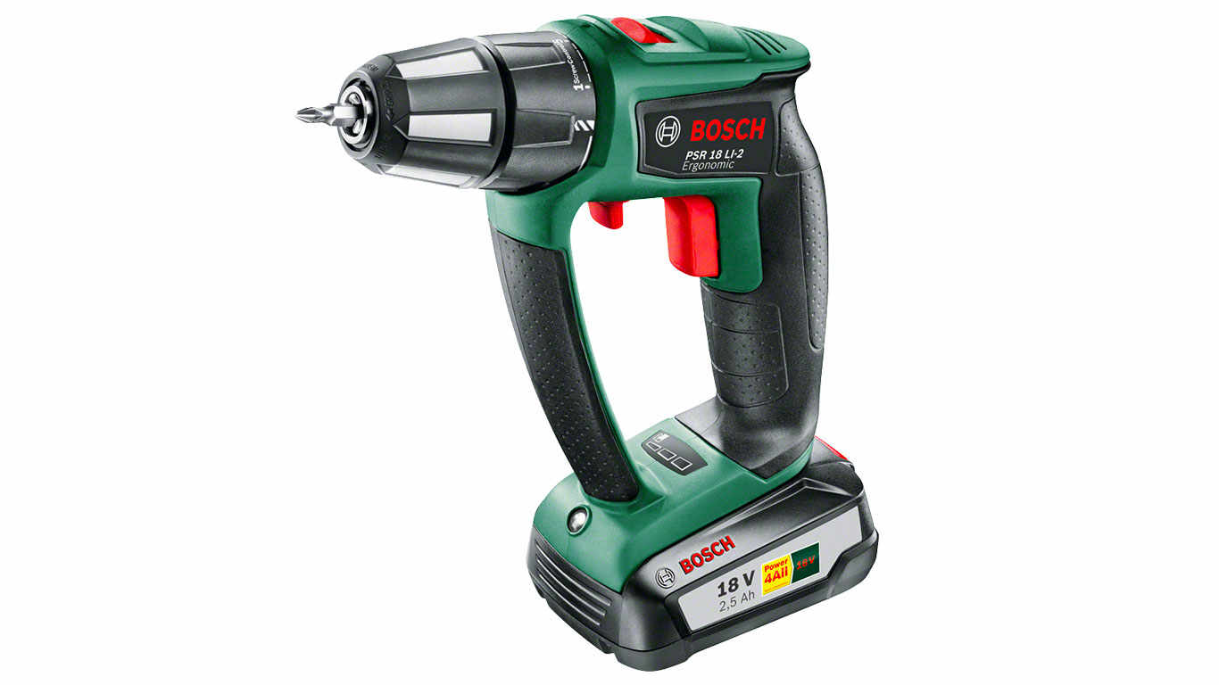 Perceuse visseuse Brushless  Bosch Power4all PSR 18 LI-2 Ergonomic