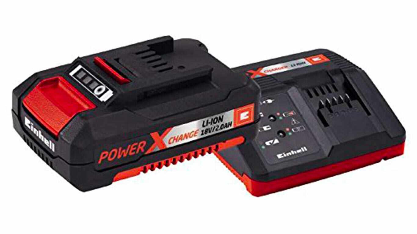 Pack batterie et chargeur Einhell 18 V 2.0 Ah Power X-Change PXC