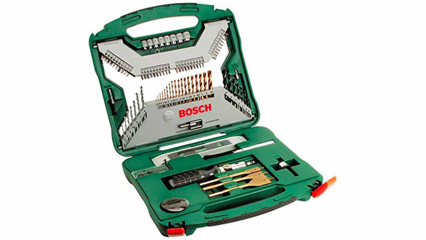  Bosch 2607019330 X-line Coffret de mèches et forets Titane 100 pièces 