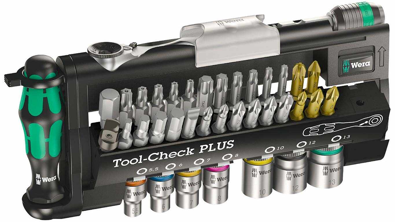 Wera 5056490001 Tool-Check Plus Jeu d'Embouts torsion mini-cliquet à embout pas cher